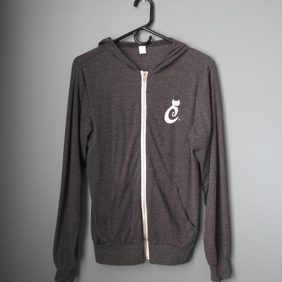 Cat Lady Long Sleeve Zipper Jacket/Hoodie, Medium - Picture 2 of 8